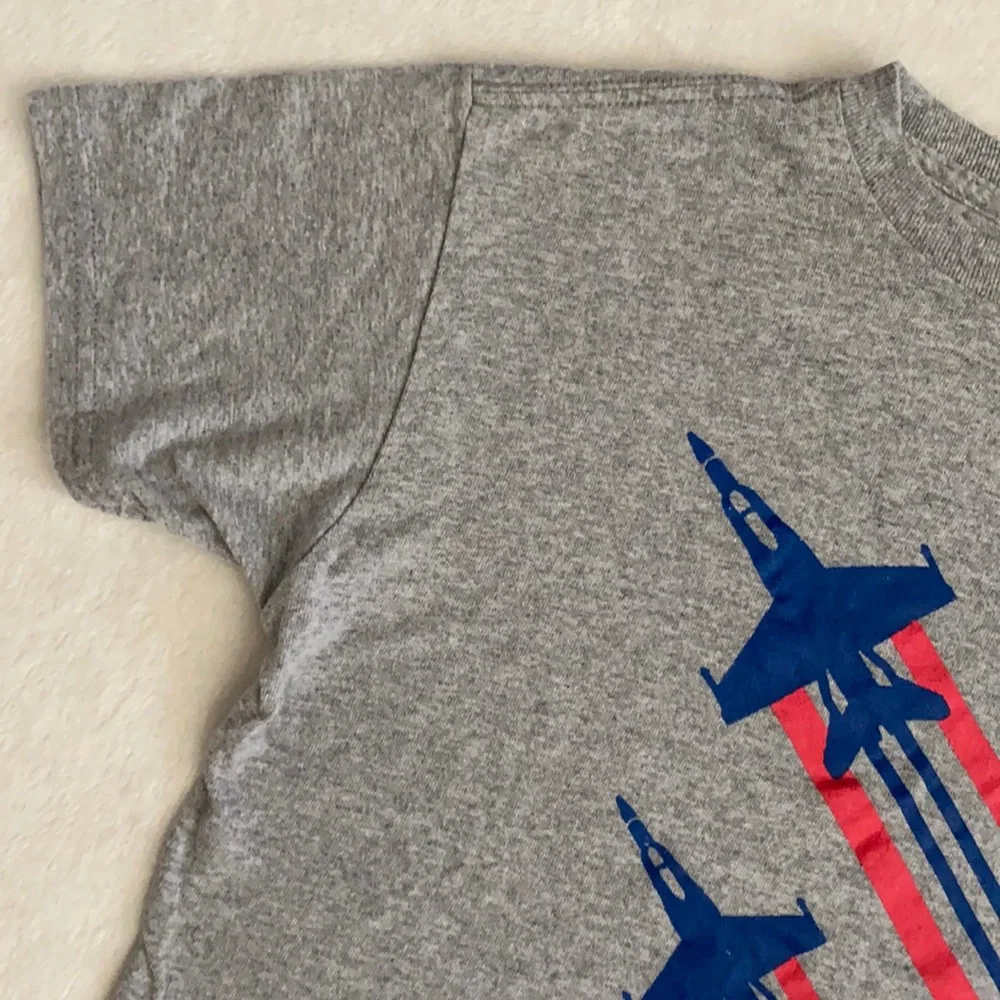 Top Gun Maverick | Military Fighter Jets USA Patriotic Graphic T-Shirt (L 10/12) - Picture 3 of 14